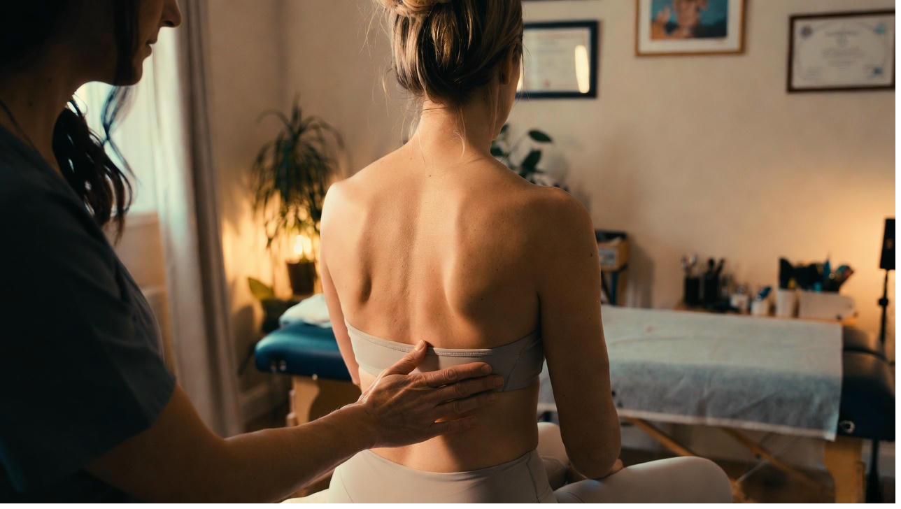 First Physology treatment session - Fascia release for Fibromyalgia and back pain - Bath