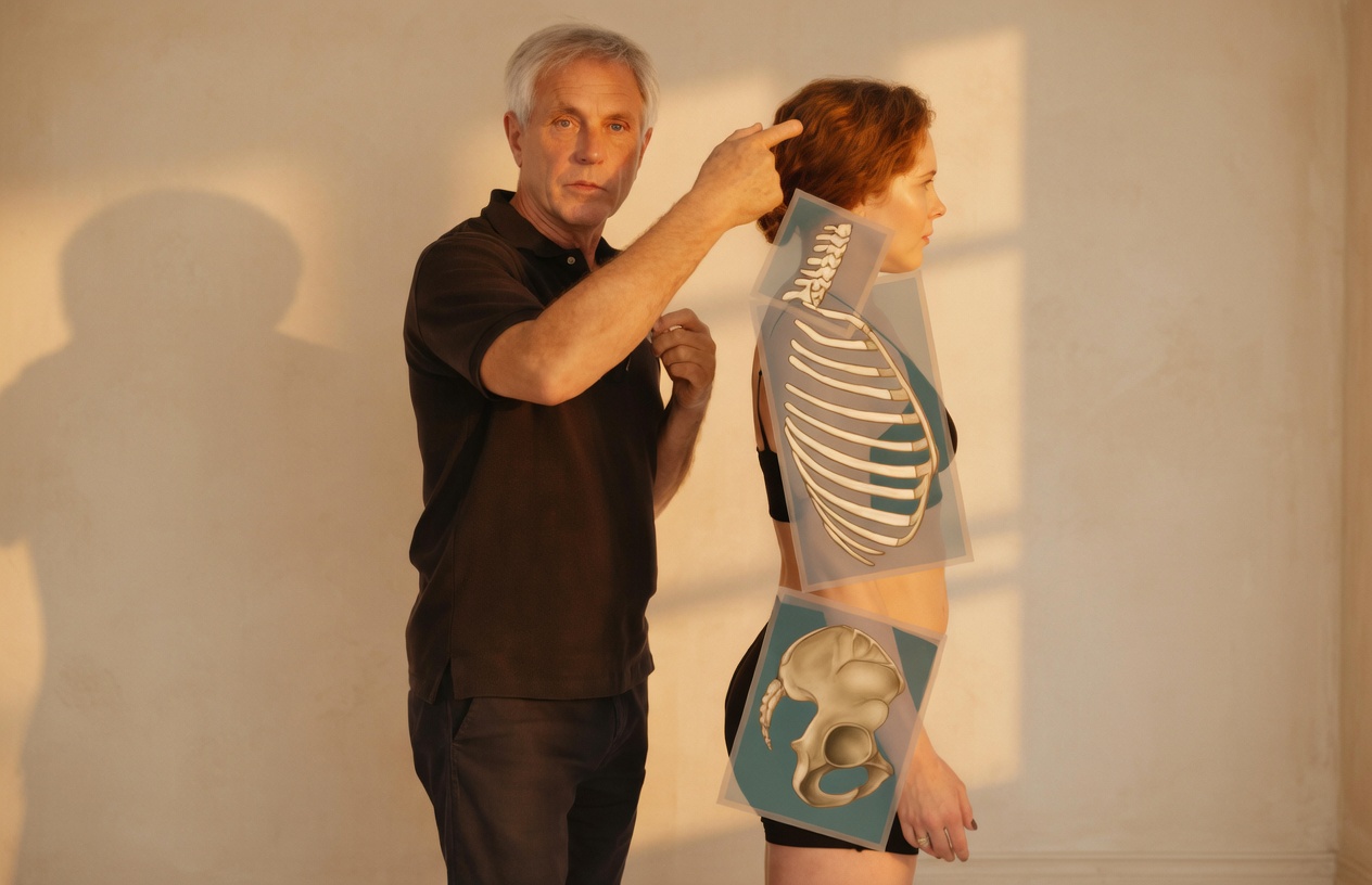 Fibromyalgia and Anatomy Trains postural assessment at Physology Bath