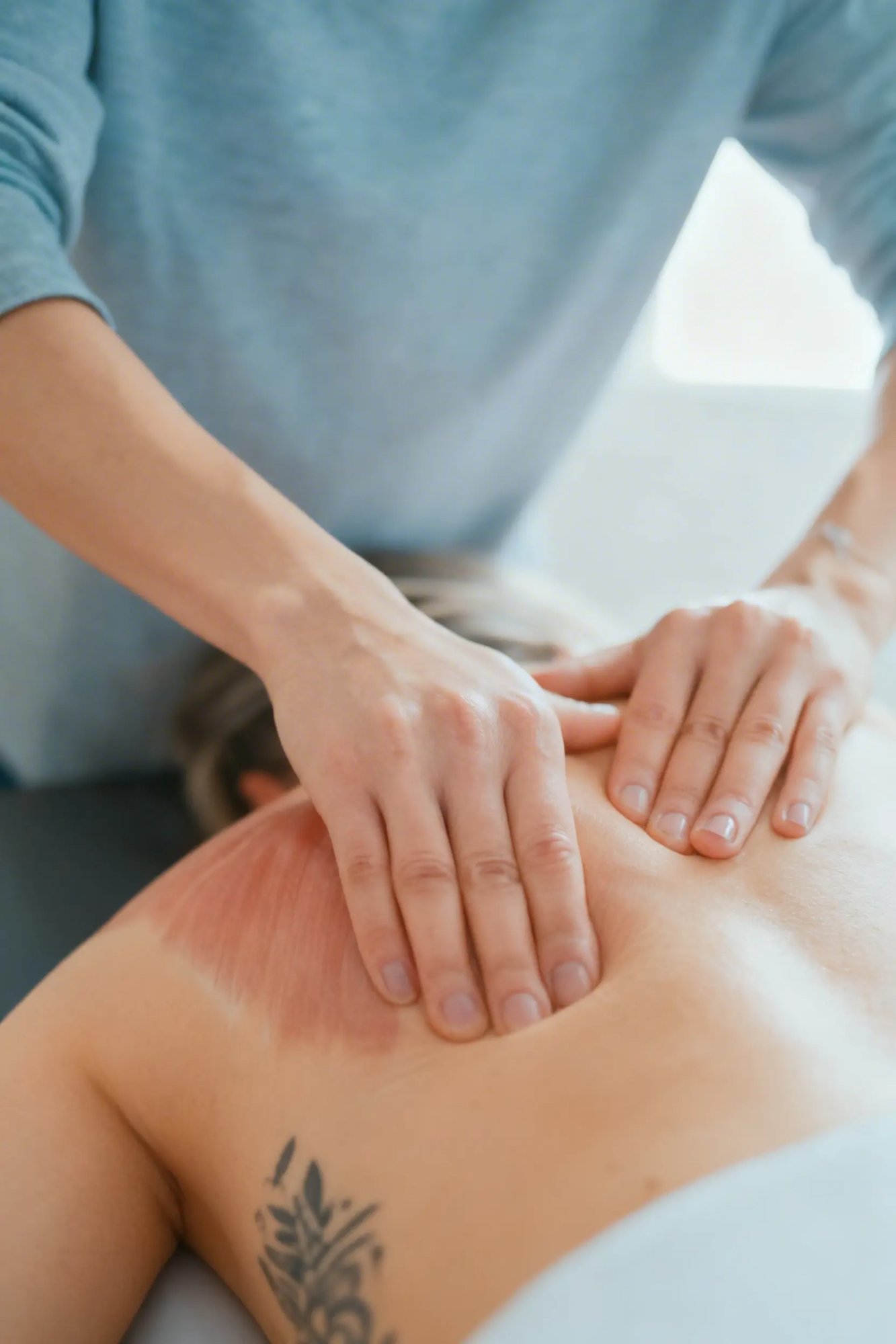 Deep tissue massage and Fascial release at Physology Bath and Bristol